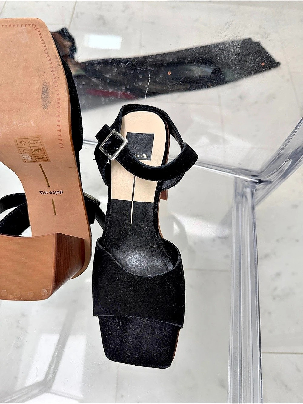 NEW DILCE VITA Block Heel Sandals